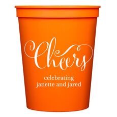 Curly Cheers Stadium Cups