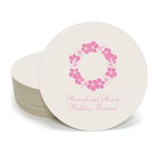 Hawaiian Lei Round Coasters
