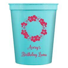 Hawaiian Lei Stadium Cups