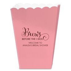 Brews Before The I Dos Mini Popcorn Boxes