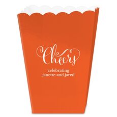 Curly Cheers Mini Popcorn Boxes