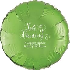 Love is Brewing Mylar Balloons