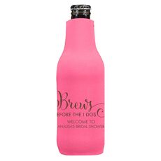 Brews Before The I Dos Bottle Huggers