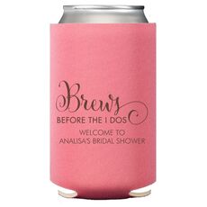 Brews Before The I Dos Collapsible Huggers