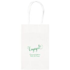 Romantic Engaged Medium Twisted Handled Bags