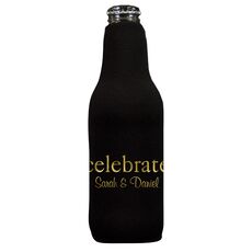Big Word Celebrate Bottle Huggers