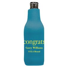 Big Word Congrats Bottle Huggers