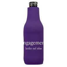 Big Word Engagement Bottle Huggers