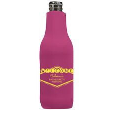 Welcome Marquee Bottle Huggers