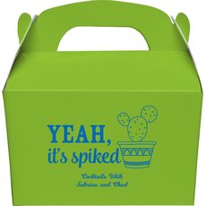 Yeah It's Spiked Gable Favor Boxes