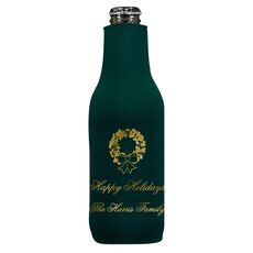 Traditional Wreath Bottle Huggers