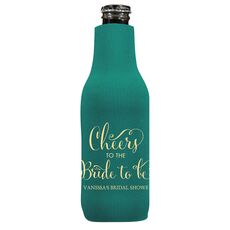 Cheers To The Bride To Be Bottle Huggers