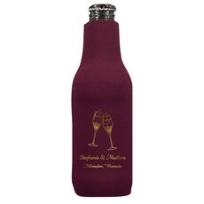 Champagne Crystal Toast Bottle Huggers
