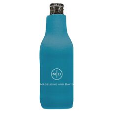 Circle Initials Bottle Huggers
