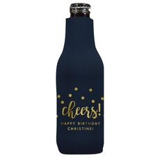 Confetti Dots Cheers Bottle Huggers