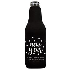 Confetti Dots New Year Bottle Huggers