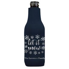 Let It Snow Bottle Huggers
