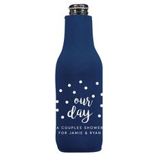 Confetti Dots Our Day Bottle Huggers