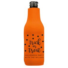 Confetti Dots Trick or Treat Bottle Huggers