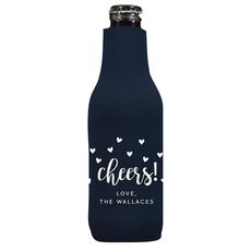 Confetti Hearts Cheers Bottle Huggers