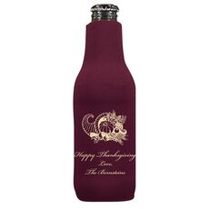 Thanksgiving Horn Bottle Huggers