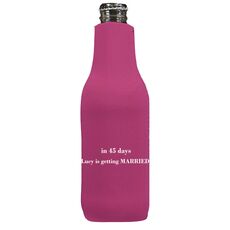 Counting the Number of Days Bottle Huggers