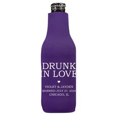 Drunk in Love Heart Bottle Huggers