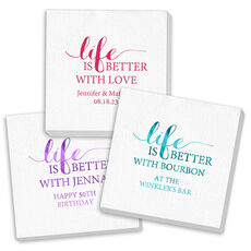 Life Is Better Deville Napkins