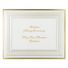 Lavish Elegance Reception Cards