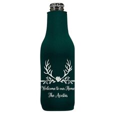 Pine Berry Antlers Bottle Huggers