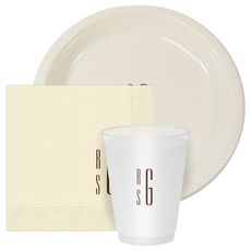 Your Skinny Stacked Initials