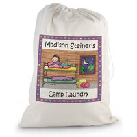 Bunk Bed Camper Girl Laundry Bag