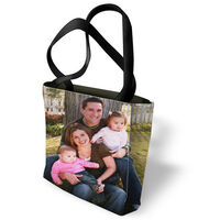 Custom Woven Totebag with Your Full-Color  Photo