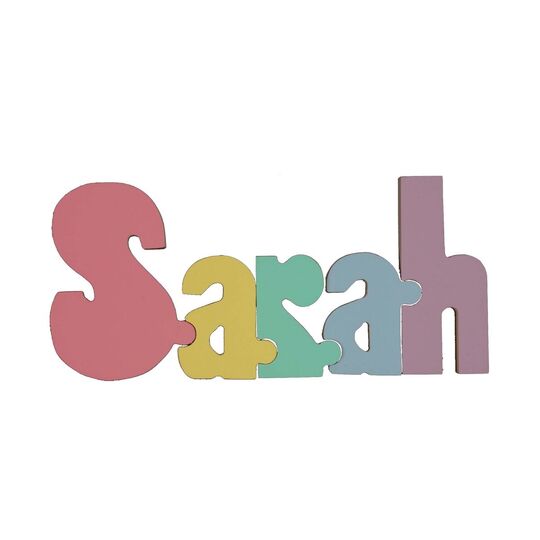 Personalized Self-Standing Chunky Name Puzzle