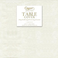 Ivory Moire Tablecover
