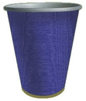 Blue Moire Paper Cups