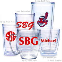 Cleveland Indians Personalized Tumblers