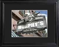 New York Jets Pub Sign with Wood Frame