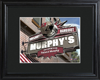Tampa Bay Buccaneers Pub Sign with Wood Frame
