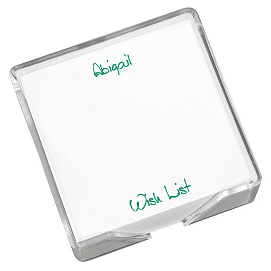Anthony Memo Square with Acrylic Holder