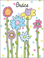 Blooms & Buds Foldover Note Cards