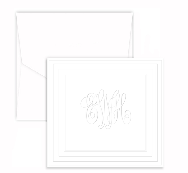 Embassy Embossed Folded Gift Enclosures