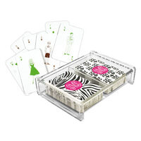 Black Moderne Playing Cards Gift Set