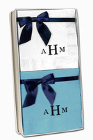 Sophisticate Monogram Napkin Gift Set in Choice of Colors