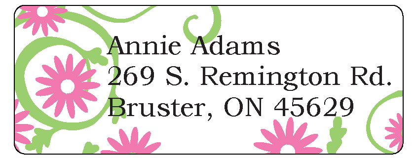 Annie Return Address Labels