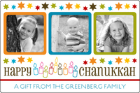 Happy Chanukah Photo Gift Stickers