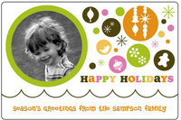 Happy Holidays Photo Gift Stickers