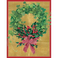 Holly and Ivy Wreath Holiday Cards