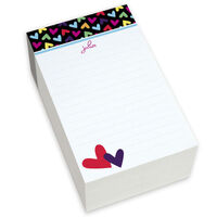 Rainbow Hearts Chunky Notepads