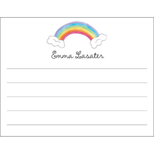 Over the Rainbow Flat Note Cards